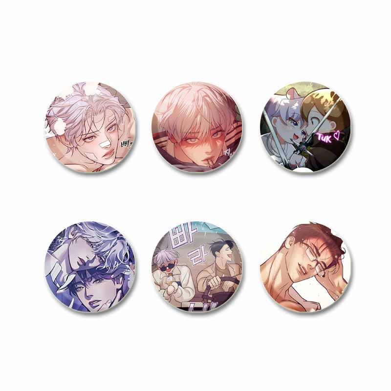 Korean Manhwa Soft Button Pins - đánh giá và giá Modern Korean Lifestyle